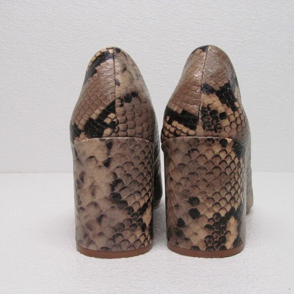 Zara Basic Collection Snake Print Pumps Size 6 - Picture 8 of 9